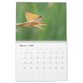 蝶カレンダー カレンダー (2月 2026)