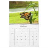 蝶カレンダー カレンダー (3月 2026)