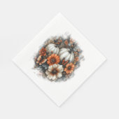 蝶カントリーカボチャ スタンダードランチョンナプキン (角)