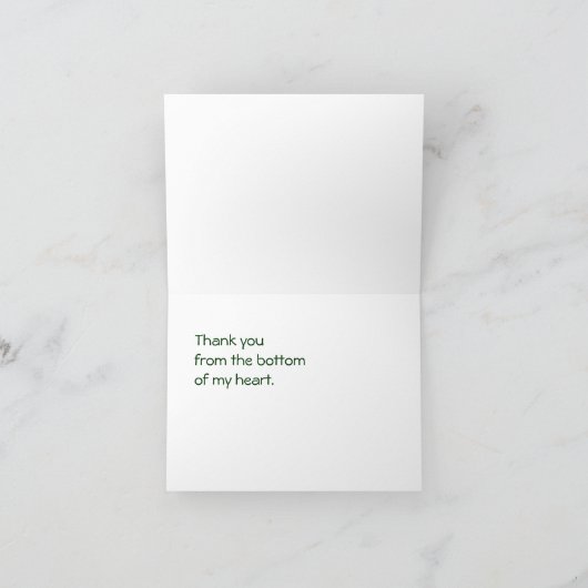 蝶カードありがとう サンキューカード (内部)