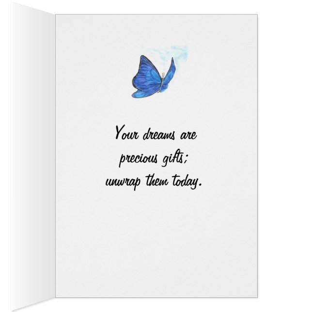 蝶カード (内側 (右))