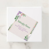 蝶キススミレ花ベビーシャワー フェイバータグ (インサイチュ)