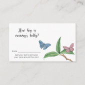 蝶キスママの腹のゲームはどれくらい大きい エンクロージャーカード (正面)