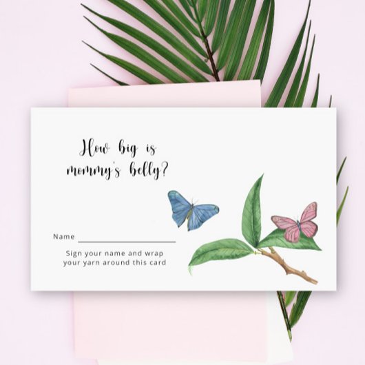 蝶キスママの腹のゲームはどれくらい大きい エンクロージャーカード