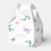 蝶キスユーカリ赤ちゃんシャワーありがとう フェイバーボックス (裏面サイド)