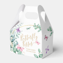 蝶キスユーカリ赤ちゃんシャワーありがとう フェイバーボックス