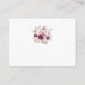 蝶キス赤ちゃんシャワーゲーム エンクロージャーカード (裏面)