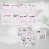 蝶キス赤ちゃんシャワー | 紫活動 ペーパーパッド