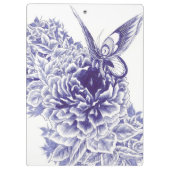 "蝶キス"のシャクヤク クリップボード (裏面)