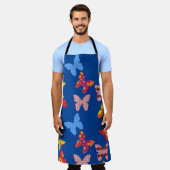 蝶キス エプロン (着用した状態)