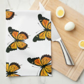 蝶キッチンタオル キッチンタオル (四つ折り)