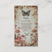 蝶キノコ樹林自然ベビー本 エンクロージャーカード (正面)