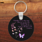 蝶キーチェーン キーホルダー (正面)