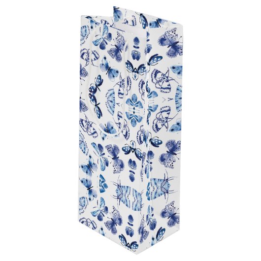 蝶ギフトバッグ ワインギフトバッグ (正面アングル)