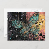 蝶グランジ々 ポストカード (正面/裏面)