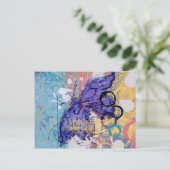 蝶グランジ々 ポストカード (スタンド正面)