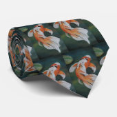 蝶コイの魚の芸術の首のタイ ネクタイ (ロール)