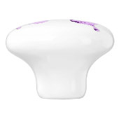 蝶コラージュのカメオ セラミックノブ (側面)