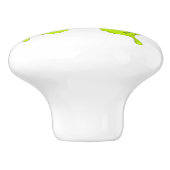 蝶コラージュの原子緑 セラミックノブ (側面)