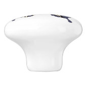 蝶コラージュ天の日曜日 セラミックノブ (側面)