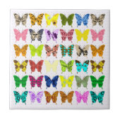 蝶コラージュ タイル (正面)
