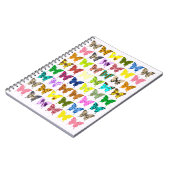 蝶コラージュ ノートブック (左側)