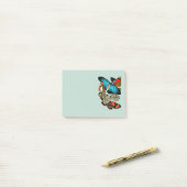 蝶コラージュ ポストイット (デスク上)