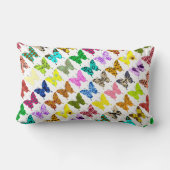 蝶コラージュ ランバークッション (裏面)