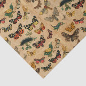 蝶コレクションヴィンテージアンティークデクページ 薄葉紙 (詳細)