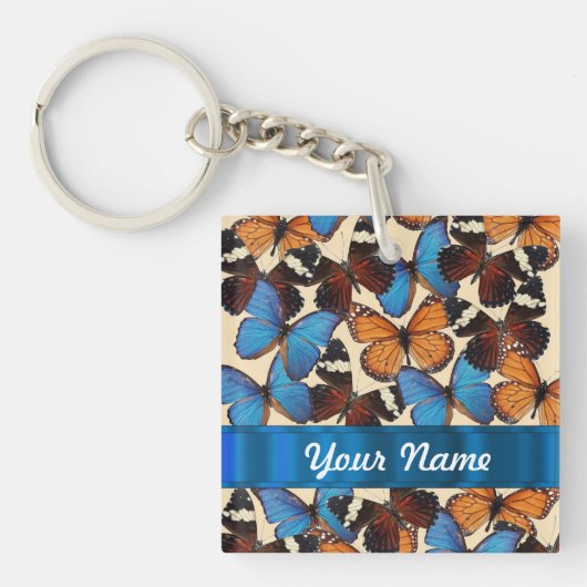 蝶コレクション キーホルダー (正面)