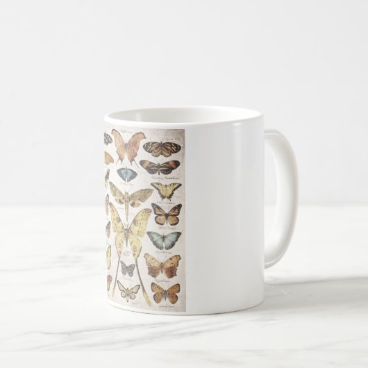 蝶コレクション コーヒーマグカップ (正面右)