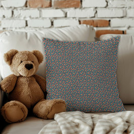 蝶コンテンポラリー柄デコ灰色 クッション