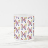 蝶コーヒーマグ フロストグラスマグカップ (中央)