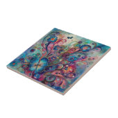 蝶サイケデリック瓦 タイル (側面)