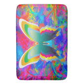 蝶サイケデリック類 バスマット (正面縦)