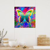 蝶サイケデリック類 ポスター (キッチン)