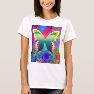 蝶サイケデリック類 Tシャツ