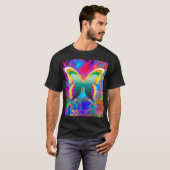 蝶サイケデリック類 Tシャツ (正面フル)
