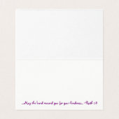 蝶サンキューカード (内部フラット)