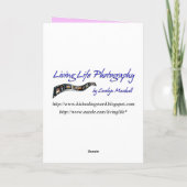 蝶サンキューカード サンキューカード (裏面)