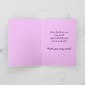 蝶サンキューカード サンキューカード (内部)