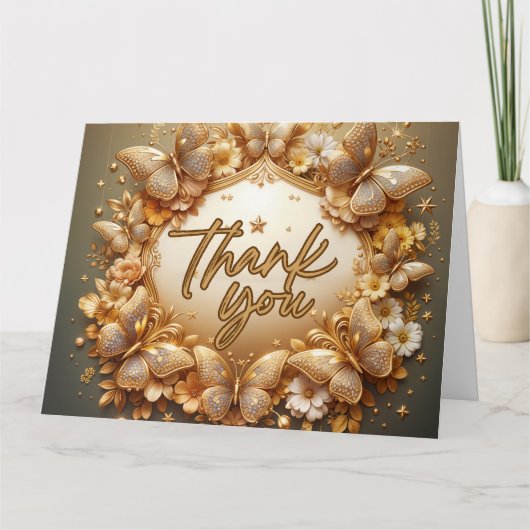 蝶サンキューカード サンキューカード (正面)