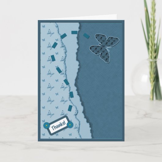 蝶サンキューカード サンキューカード (正面)