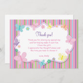 蝶サンキューカード サンキューカード (正面/裏面)