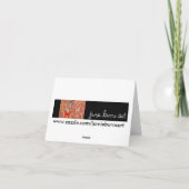 蝶サンキューカード サンキューカード (裏面)