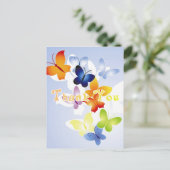 蝶サンキューノート ポストカード (スタンド正面)