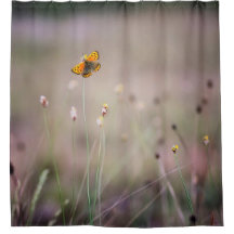 蝶シャワー・カーテン