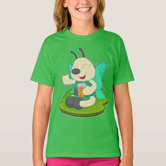 蝶ジュース Tシャツ (正面)