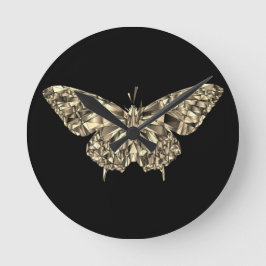 蝶スタイリッシュ時計 ラウンド壁時計