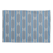 蝶ストライプの々 枕カバー (裏面)